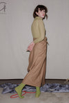 BASERANGE Wrap Skirt SKVE-WS-AU23 Bath Brown
